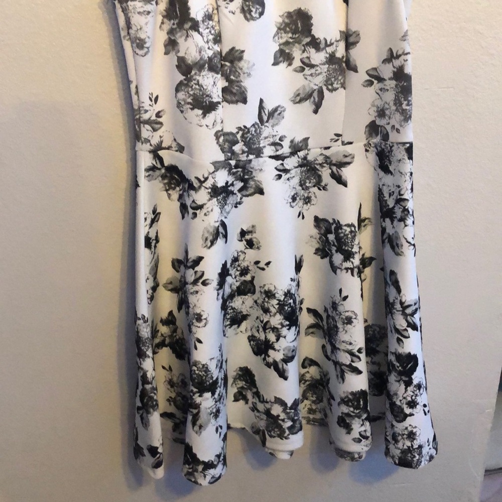 Black and white dress